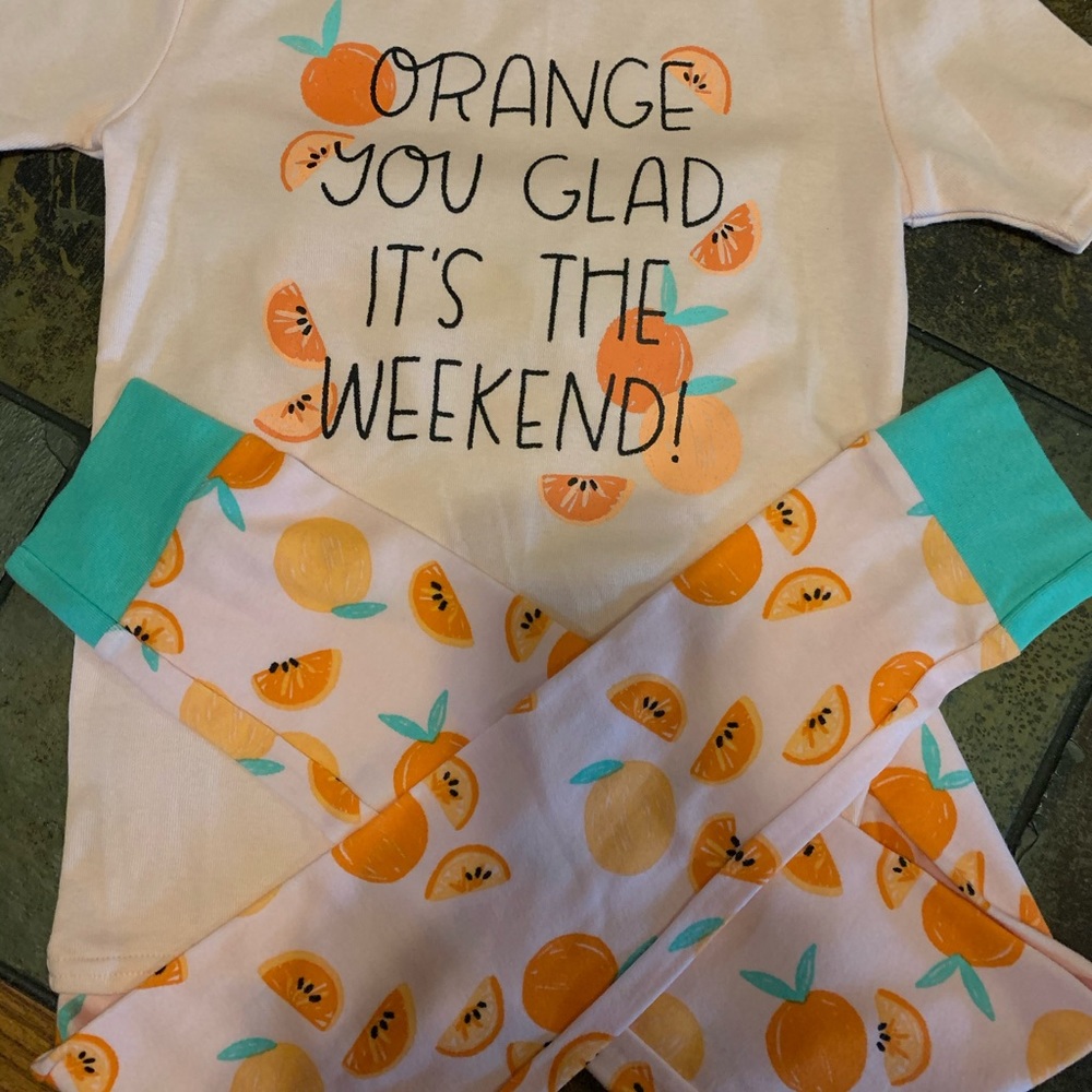 Cat and Jack little girls pajamas 2 pc